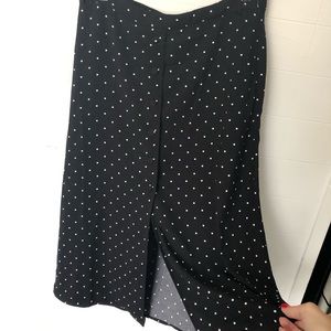 Polka Dot Midi Skirt